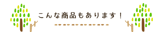 こんな商品もあります！